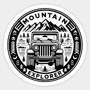 Mountain Explorer Tee Sticker